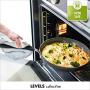 GreenPan Levels Stackable Hard Anodized Ceramic Nonstick, Cookware Pots and Pans Set, 11 Piece, Black