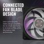 Cooler Master MasterLiquid ML240P Mirage ARGB Close-Loop AIO CPU Liquid Cooler, 240 Radiator, Transparent Pump, Addressable RGB Lighting, Dual MF120 Fans for AMD Ryzen, TR4 /Intel LGA1151
