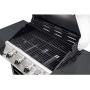 Hongso PPG371 (4-Pack) Porcelain Steel Heat Plate, Heat Shield, Heat Tent, Burner Cover, Vaporizor Bar Replacement for Grill Master 720-0697, 720-0737, Nexgrill 720-0830H, 720-0783E Gas Grill Models