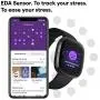 Fitbit Sense Advanced Smartwatch with Tools for Heart Health, Stress Management & Skin Temperature Trends, Carbon/Graphite, One Size (S & L Bands Included)