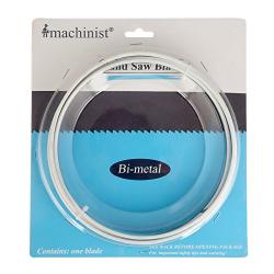 Imachinist S6412121216 Bi-Metal Band Saw Blades 64-1/2'' X 1/2'' X 12/16tpi for Cutting Soft Metal