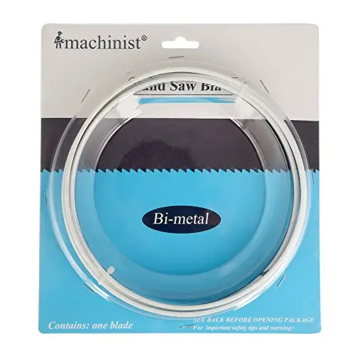 Imachinist S621214 62-inch X 1/2-inch X 14 TPI Bi-Metal Band Saw Blades for Soft Metal Imachinist S621214 62-inch X 1/2-inch X 14 TPI Bi-Metal Band Saw Blades for Soft Metal