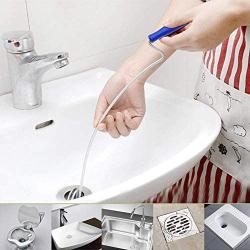 5 in 1 Sink Snake Cleaner Drain Auger Hair Catcher, Sink Dredge Drain Clog Remover Cleaning Tools for Kitchen Sink Bathroom Tub Toilet Clogged Drains Dredge Pipe Sewers…