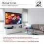 Elite Screens Manual Series, 71-INCH 1:1, Pull Down Manual Projector Screen with AUTO Lock, Movie Home Theater 8K / 4K Ultra HD 3D Ready, 2-Year Warranty, M71XWS1