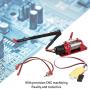 Woyisisi RC Winch Controller, Metal Electric Winch Parts Accessory with Switch Remote Control Panel for 1/10 RC Crawler Climbing Car(Red)