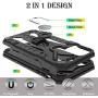 iPhone 11 Case | iPhone 11 Phone Case | Metal 360 Degree Ring Kickstand | Atump Military Grade 15ft. Drop Shockproof Tested Protective Case | Car Mount Phone Case for iPhone 11 Gray