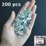 Cozyours 200 pcs Metal Candle Wick Sustainer Tabs (12,5 mm) for Candle Making
