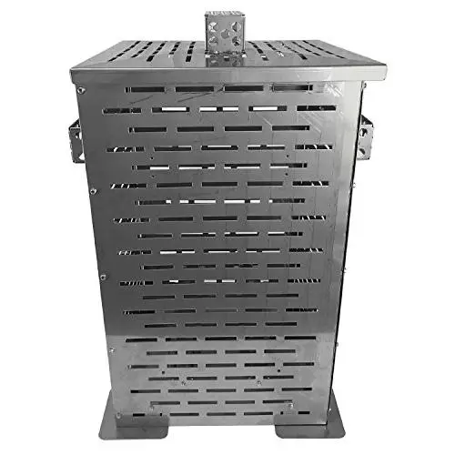 Professional Grade Products 9900000 High Grade Stainless Steel Burn Barrel Incinerator Cage, 24'' x 14'' x 14'',Large