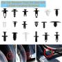 ROLINGER 425PCS Car Retainer Clips Auto Push Pin Rivet Clips Trim Panel Body Plastic Fastener Clips Kit 19 Most Popular Sizes for GM Ford Toyota Honda Chrysler with Plastic Case