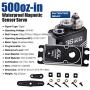 AGFrc 36KG IP67 Waterproof Steering Servo High Torque Programmable Full Metal Gear Digital Brushless Servo for 1/10 RC Models, Control Angle 180° (A80BHSW&AGF-SPV2)