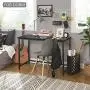 BOSSIN Office Small Desk 39Computer PC Table Study Writing Table for Home Office, Modern Simple Style PC Desk, Black Metal Frame Small Place (Black) BOSSIN Office Small Desk 39Computer PC Table Study Writing Table for Home Office, Modern Simple Style PC Desk, Black Metal Frame Small Place (Black)