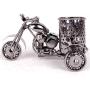 MYTANG Creative office desktop Storage accessories,Harley The motorcycle loves metal pencil pen holder Black,Very cool gift idea
