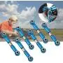 Bicaquu RC Car Link Rod, Steering Linkage Rod, Upgrade Parts Metal Universal RC Car for WLtoys 1/18 Model Car
