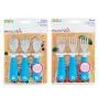 Munchkin 6 Count Raise Toddler Forks and Spoons, Blue, 12+ Munchkin 6 Count Raise Toddler Forks and Spoons, Blue, 12+