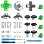 Magnetic Thumbsticks & Adjustable D-Pads & ABXY Button Replacement Parts for PS4 Controller, Z&Hveez 31 in 1 Magnetic Button Kit for PS4 Slim, PS4 Pro, Playstation 4 Controllers