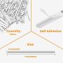 Metal Bridge Nose Strip for Masks, Self Adhesive Aluminum Nose Bridge for Mask, Aluminum Metal Flat Strips Straps Adjustable Nose Clips Wire for DIY Face Mask Making Accessories for Sewing Crafts
