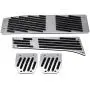 Car Foot Pedal Set, 4pcs Car Manual Transmission Clutch Brake Foot Rest Pedal Pad for BMW 1/3/5/7/X1 Series E30 E32 E34 E36 E38 E39 E46 E87 E90 E91 E92