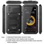 Beasyjoy iPhone X Case iPhone 10 Metal Case Heavy Duty Cover with Screen Full Body Protection Shockproof Dustproof Drop Proof Rugged Durable Military Grade Defender,Black