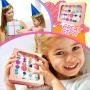 PinkSheep Little Girl Jewel Rings in Box, Adjustable, No Duplication, Girl Pretend Play and Dress Up Rings (24 Lovely Ring)