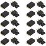 10 Pairs RC Battery Connector Plugs (Unassembled) NiMh/Lipo Battery Brushless ESC High Current Connectors for Traxxas fit Slash/Rustler/Stampede/Bandit/E Revo RC Cars