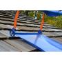Snow Roof Rake by Avalanche! Original 750 with Slide Material: Easy Snow Removal for Metal, Cedar Shake, Tile, Architectural Shingled Roofs and Solar Panels. 17 Inch Wide, 16 Feet Long, 3 Inch Wheels