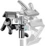 Neewer 2 PCS Photo Studio Heavy Duty Metal Clamp Holder with 5/8'' Light Stand Attachment for Reflector