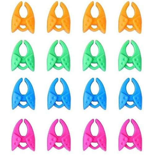Bobbin Clamps Holders Savers Clips Hugs bobbins Prevents Thread Tails from unwinding Works with Metal or Plastic bobbins of Size A L M for Sewing Embroidery or Quilting (48 Pieces)