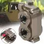 Vbest life RC Car Transfer Case Replacement Part, CNC Metal Forward and Reverse Gearbox Transfer Case for SCX10 1/10 RC Crawler Vbest life RC Car Transfer Case Replacement Part, CNC Metal Forward and Reverse Gearbox Transfer Case for SCX10 1/10 RC Crawler