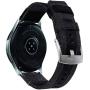 Olytop Compatible with Samsung Galaxy Watch 3 45mm Band/ Galaxy Watch 46mm Bands, 22mm Quick Release Premium Nylon Sports Strap with Metal Band for Samsung Gear S3 Frontier / Classic Smartwatch -2Pack (Silver)