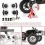 LAFEINA 4 PCS/Set Metal Front Rear Brake Discs Kit with Calipers for 1/10 Traxxas TRX4 TRX6 RC Crawler Car Upgrade Parts Accessories (Black) LAFEINA 4 PCS/Set Metal Front Rear Brake Discs Kit with Calipers for 1/10 Traxxas TRX4 TRX6 RC Crawler Car Upgrade Parts Accessories (Black)