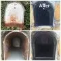 8 Inch (Width) by 10 Inch (Height) RetroFit ''Snap-In'' Mailbox Door Replacement - Black 8 Inch (Width) by 10 Inch (Height) RetroFit ''Snap-In'' Mailbox Door Replacement - Black