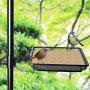 yosager 91'' x 23'' Premium Bird Feeding Station Kit, Bird Feeder Pole Wild Bird Feeder Hanging Kit with Metal Suet Feeder Bird Bath for Bird Watching Birdfeeder Planter Hanger