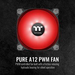 Thermaltake 120mm Pure A12 PWN Case Fan (Single Pack)-Red CL-F109-PL12RE-B