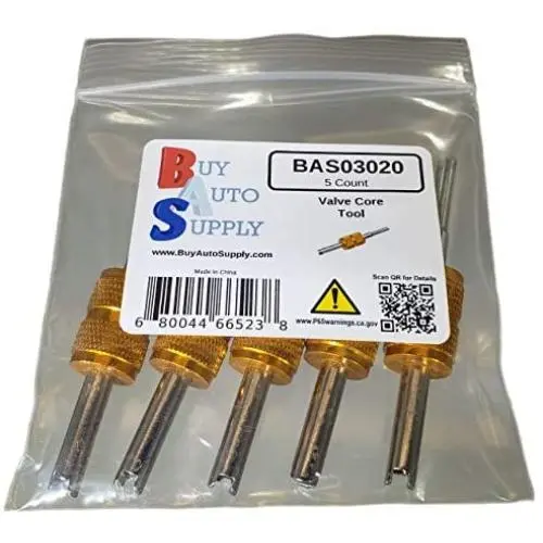 Buy Auto Supply # BAS03020 (5 Pack) AC Valve Core Remover Tool - Metal Removal Tool Buy Auto Supply # BAS03020 (5 Pack) AC Valve Core Remover Tool - Metal Removal Tool