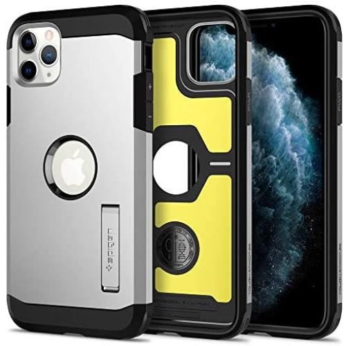 Spigen Tough Armor Designed for iPhone 11 Pro Max Case (2019) - XP Satin Silver