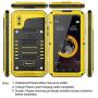 Beasyjoy iPhone Xs Case iPhone X/10 Metal Case Waterproof Heavy Duty Screen Full Body Protective Shockproof Drop Proof Durable Military Grade Case for Outdoor Yellow