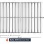Hongso 16 5/8'' Stainless Steel Grill Grid Cooking Grate Replacement for Thermos Grill Parts 461252605, Kirkland Front Avenue 463230703, Charbroil 463261306, BBQ Pro Grills, SCB932 (2-Pack)