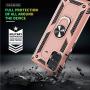 Samsung A51 5G Case, Galaxy A51 5G Phone Case with HD Screen Protector, Gritup [Military Grade] 360 Degree Rotating Metal Ring Holder Kickstand Armor Cover Phone Case for Samsung A51 5G Rose Gold