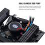 Cooler Master MasterLiquid ML120L RGB Close-Loop CPU Liquid Cooler, 120mm Radiator, Dual Chamber RGB Pump, Dual MF120R RGB Fans, RGB Lighting for AMD Ryzen/Intel LGA1200/1151