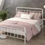 ZINUS Florence Metal Platform Bed Frame / Mattress Foundation / No Box Spring Needed / Easy Assembly, White, Queen ZINUS Florence Metal Platform Bed Frame / Mattress Foundation / No Box Spring Needed / Easy Assembly, White, Queen