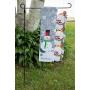 Clever Creations Garden Flag Stand, Premium Weatherproof Metal Powder Coated Flag Pole Holder, Perfect for 12 x 18 Inch Flags, Easy Assembly, 2 Pack