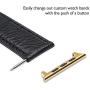 Spring Bar Watch strap connector Stainless Steel Adapter Replaceable Metal Connection Adapter Connection Watch Strap with Replacement Tool Compatible with Apple Watch Band 42mm 44mm（Silver-4 Pair）
