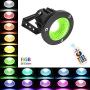 Landscape Lights LUYE 12W RGB Remote Control LED Landscape Lighting with Low Voltage Connector Pathway Lights IP66 Waterproof Color Changing Garden Yards Decorative Lights for Indoors Outdoors 8 Pack