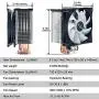 Pccooler X4S CPU Cooler Silent CPU PWM 120mm RGB Fan 4 Continuous Direct Contact Heatpipes for TNTEL/AMD CPU(AM4 Compatible) Pccooler X4S CPU Cooler Silent CPU PWM 120mm RGB Fan 4 Continuous Direct Contact Heatpipes for TNTEL/AMD CPU(AM4 Compatible)