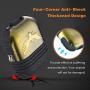 Lauzq Metal Airpods Case,Hard Case Cover Full Protective Skin Cover Shockproof Compatible Airpods 1&2 Charging Case(Not for Wireless Charging),Dual-Layer Silicone & Anti-Lost Keychain