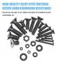 DYWISHKEY 1220 Pieces M2 M3 M4 M5, 10.9 Grade Alloy Steel Hex Flat Head Cap Bolts Nuts Washers Assortment Kit with Hex Wrenches DYWISHKEY 1220 Pieces M2 M3 M4 M5, 10.9 Grade Alloy Steel Hex Flat Head Cap Bolts Nuts Washers Assortment Kit with Hex Wrenches