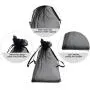 HRX Package 100pcs Black Organza Gift Bags 4 x 6 inches Wedding Christmas Favors Jewelry Pouches