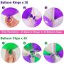 IDAODAN 2 Set Balloon Column Kit Base Stand and Pole 61 inch Height [UPGRADED] + 30Pcs Balloon Rings, Balloon Tower Decoration for Birthday Party Wedding Party Event Christmas Decorations