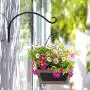 AJART Hanging Plant Bracket for Plant Hangers Outdoor (2 PCs - 12 inches) More Stable and Sturdy Black Plant Hooks AJART Hanging Plant Bracket for Plant Hangers Outdoor (2 PCs - 12 inches) More Stable and Sturdy Black Plant Hooks