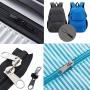 EuTengHao 183Pcs Zipper Repair Kit Zipper Replacement Zipper Pull Rescue Kit with Zipper Install Pliers Tool and Zipper Extension Pulls for Clothing Jackets Purses Luggage Backpacks (Sliver and Black)